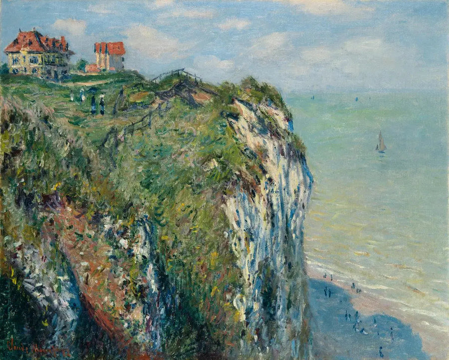 Klippene ved Dieppe - Claude Monet
