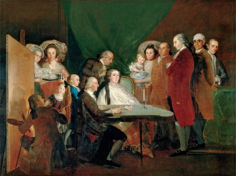 Familien til infant Don Louis de Bourbon - Francisco de Goya