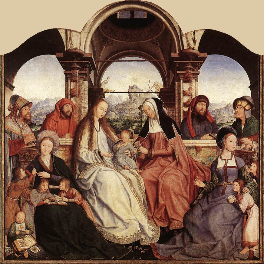 La Famille de Sainte Anne - Quentin Metsys - Alpha Reproduction