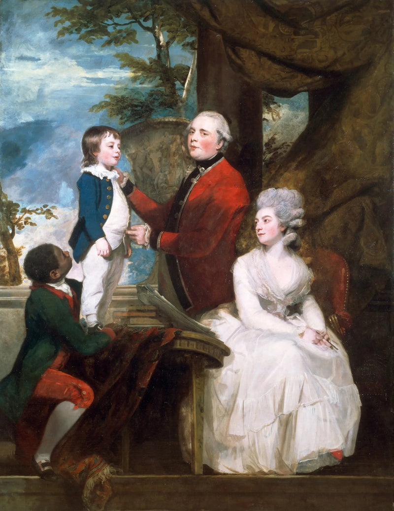 Familien i Templet - Joshua Reynolds