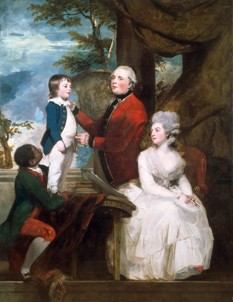 Familien i Templet - Joshua Reynolds