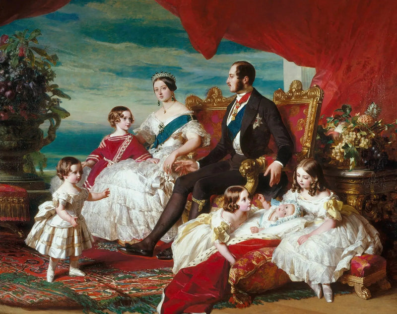 Det kongelige familiet i 1846 - Franz Xaver Winterhalter

Source:
La famille royale en 1846 - Franz Xaver Winterhalter