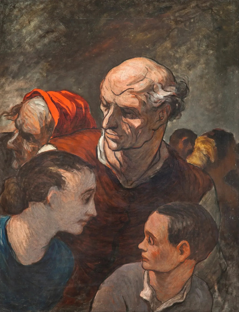 Familien på barrikadene - Honoré Daumier