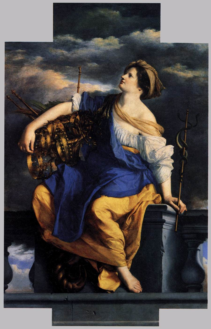 Den triumferende offentlige lykken over farene - Orazio Gentileschi
