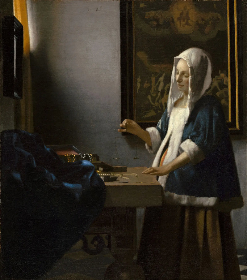 Kvinnen med vekten - Johannes Vermeer