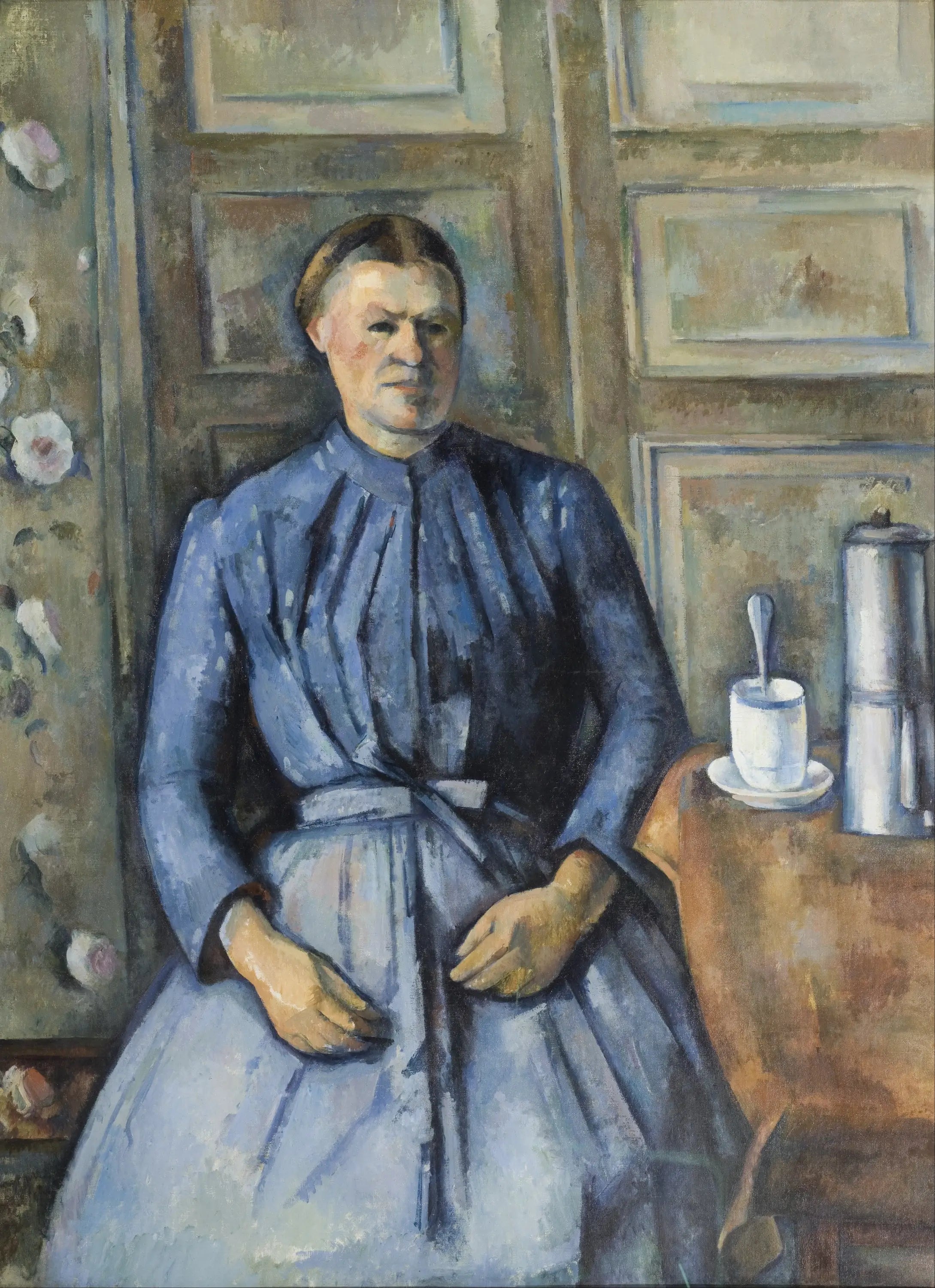 La Femme à la cafetière - Paul Cézanne image 1 reproduction réalisée par Alpha Reproduction