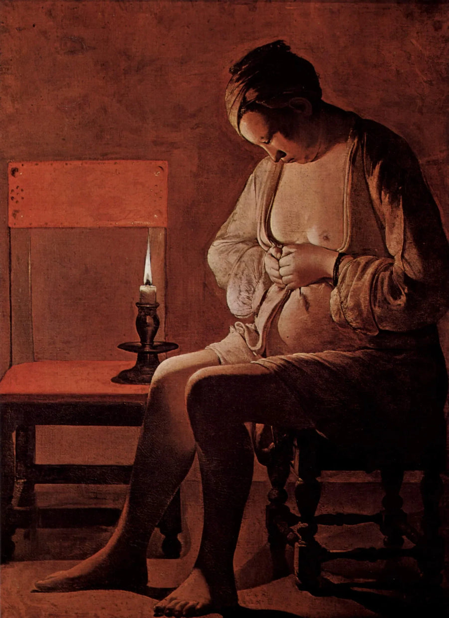 Kvinnen med fuppen - Georges de La Tour