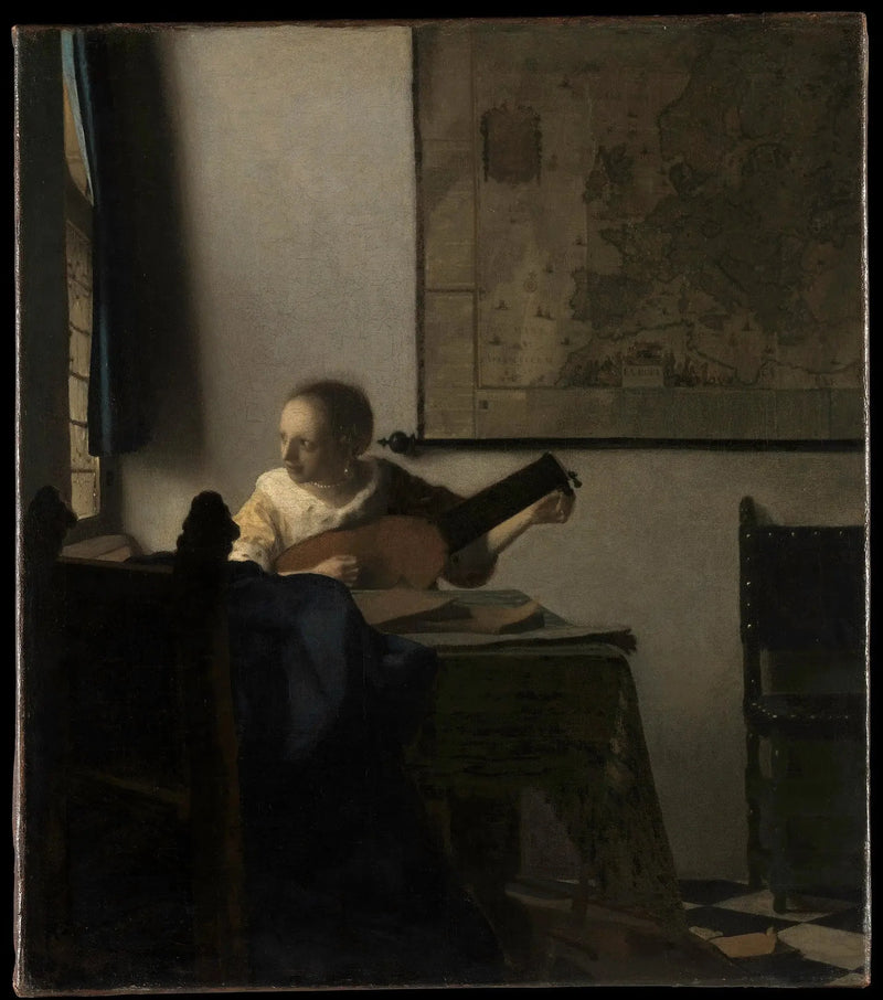 Kvinnen med luten - Johannes Vermeer