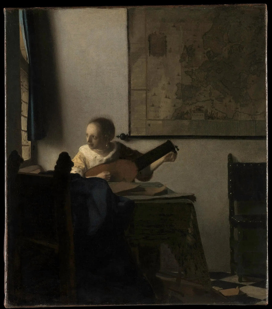 Kvinnen med luten - Johannes Vermeer