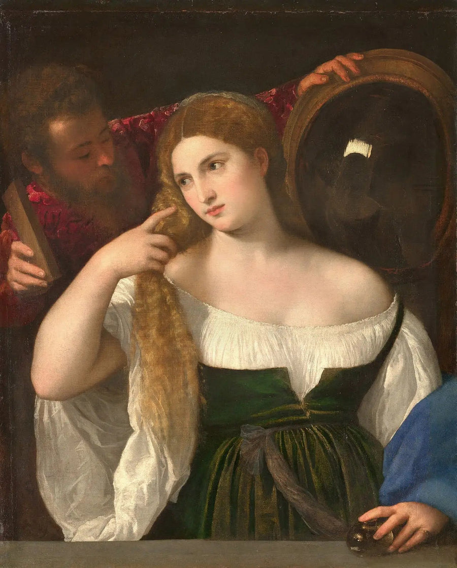 Kvinnemennesket i speilet - Titian