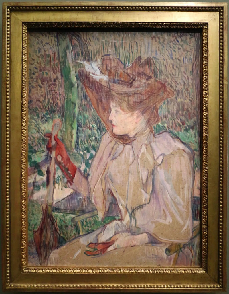 Kvinnen med hanskene - Henri de Toulouse-Lautrec