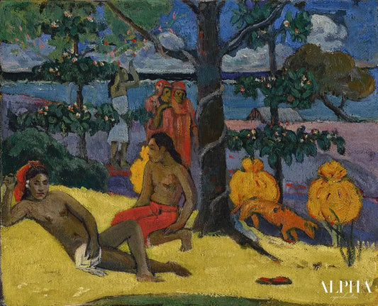 La Femme aux mangos - Paul Gauguin - Reproductions de tableaux et peintures haut de gamme