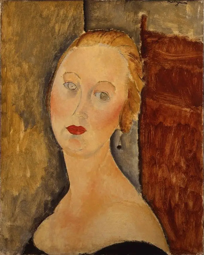 Den blonde kvinnen - Amedeo Modigliani
