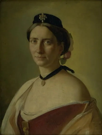Kunstnerens kone, Alma Bloch, født Trepka - Carl Heinrich Bloch