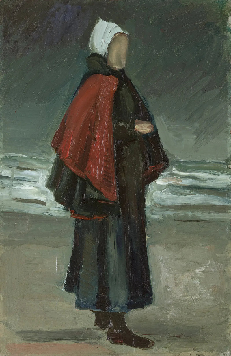 Fiskerens kone på stranden - Vincent van Gogh