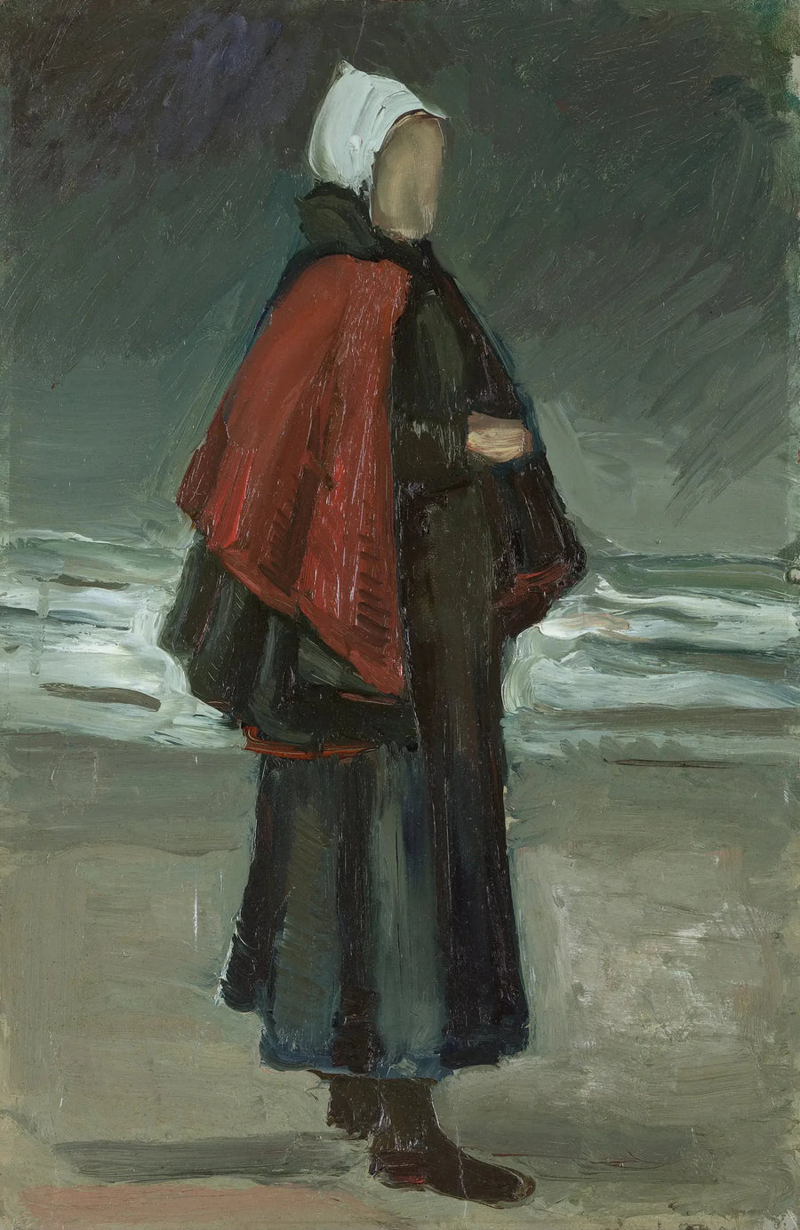Fiskerens kone på stranden - Vincent van Gogh