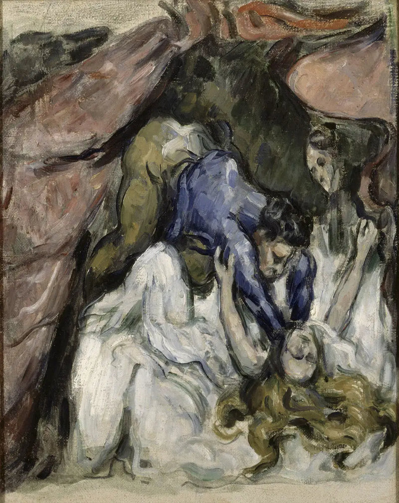 Den kvelende kvinnen - Paul Cézanne