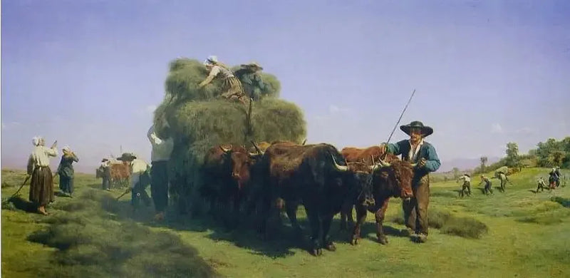 La Fenaison i Auvergne - Rosa Bonheur