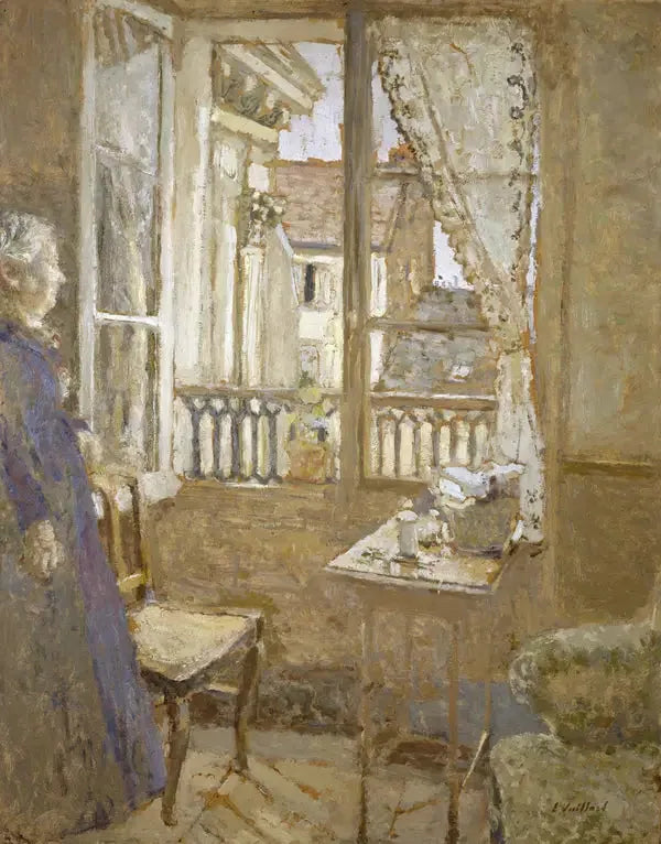 Det åpne vinduet - Édouard Vuillard