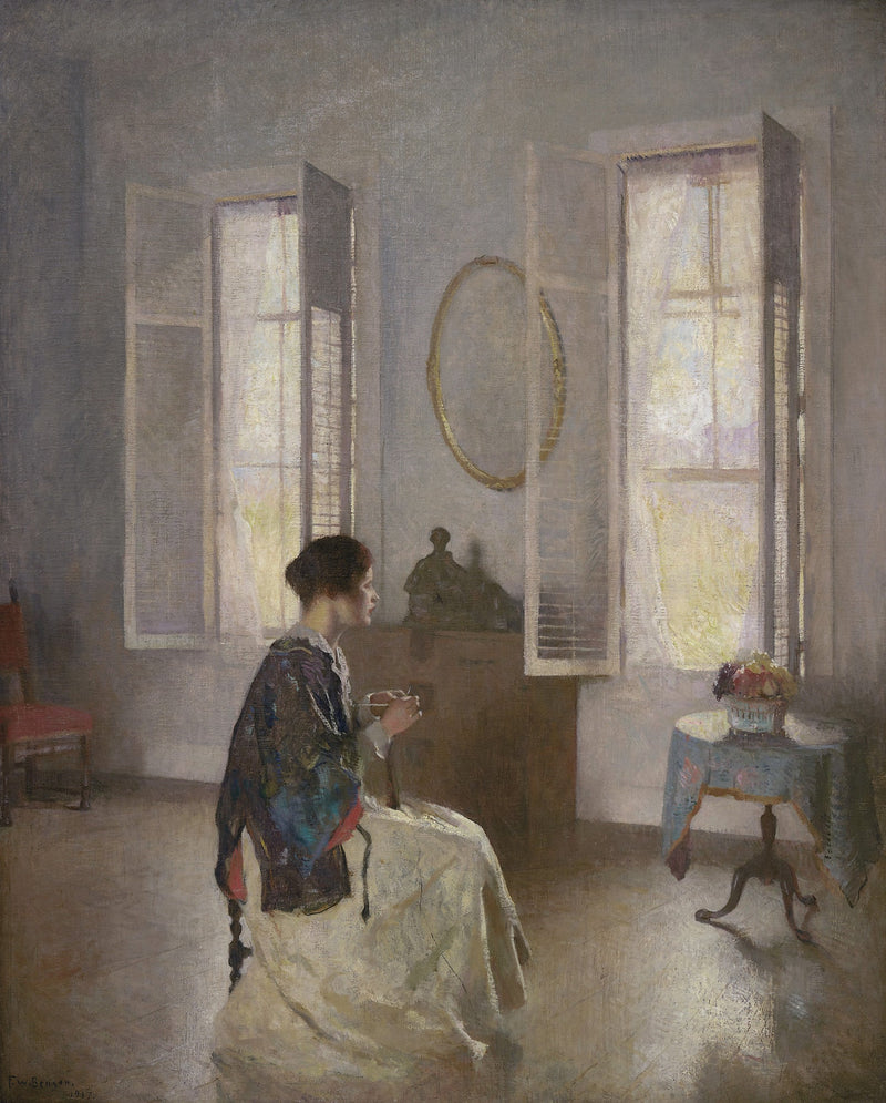 Det åpne vinduet - Frank Weston Benson