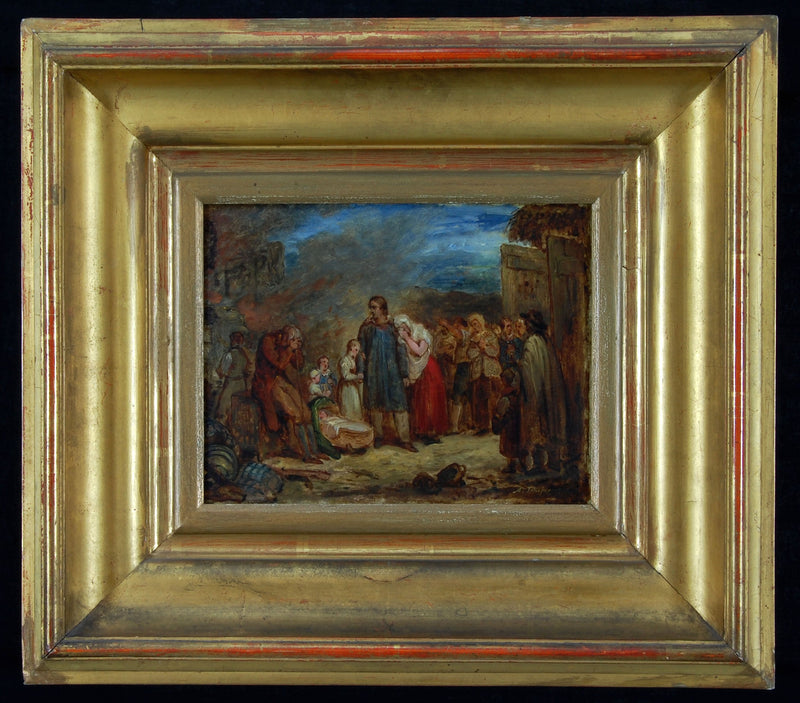 Den brente gården - Ary Scheffer