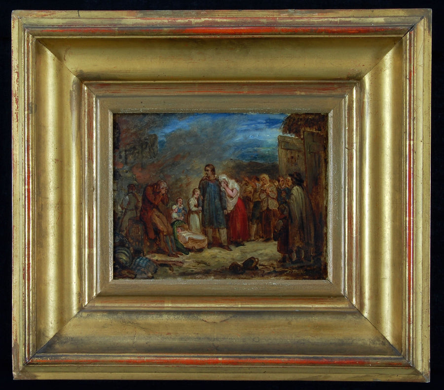 Den brente gården - Ary Scheffer