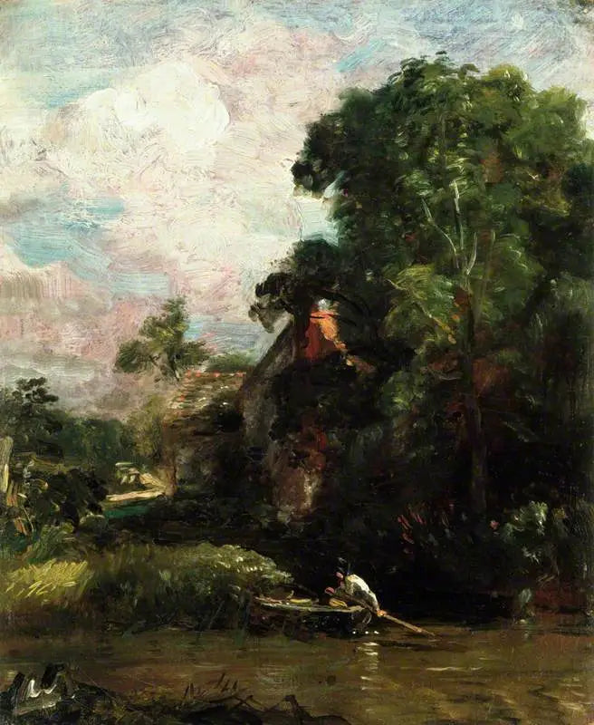 La Ferme de la Vallée (skisse) - John Constable