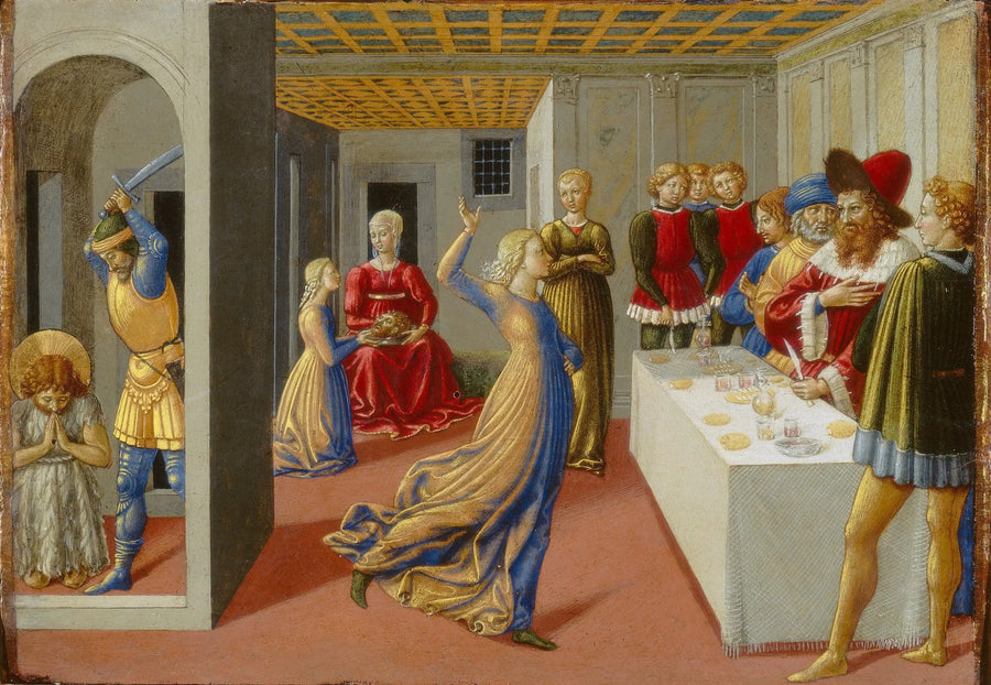 Hérodes fest og Johannes Døperens halshogging - Benozzo Gozzoli