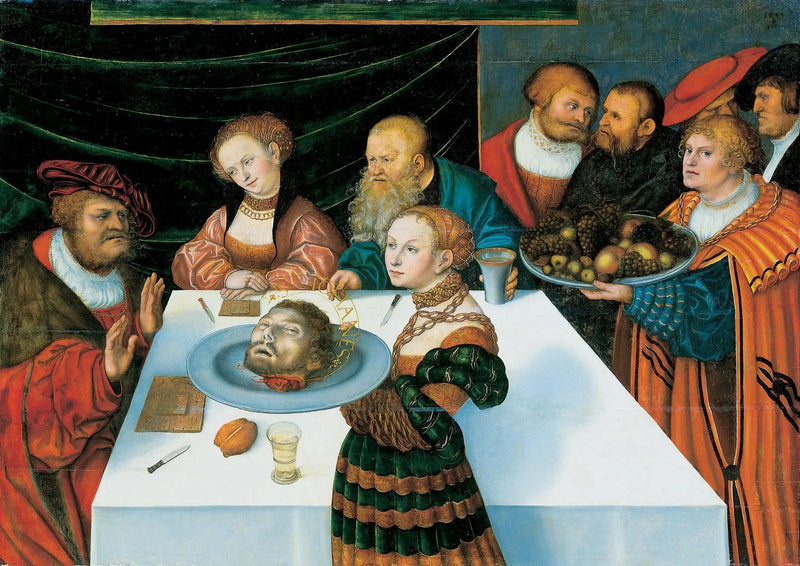 Hérodes fest - Lucas Cranach den eldre