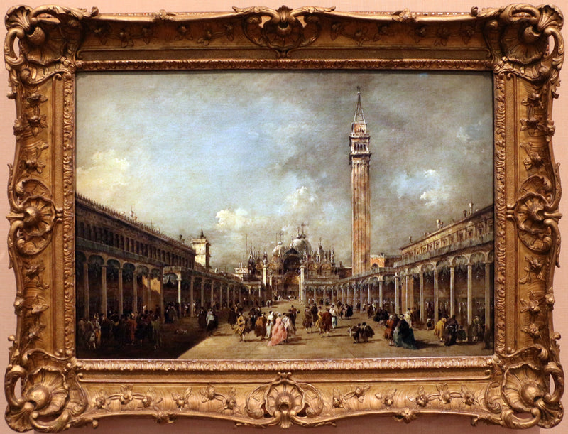 Høytiden for Himmelfartsdag på Markusplassen - Francesco Guardi