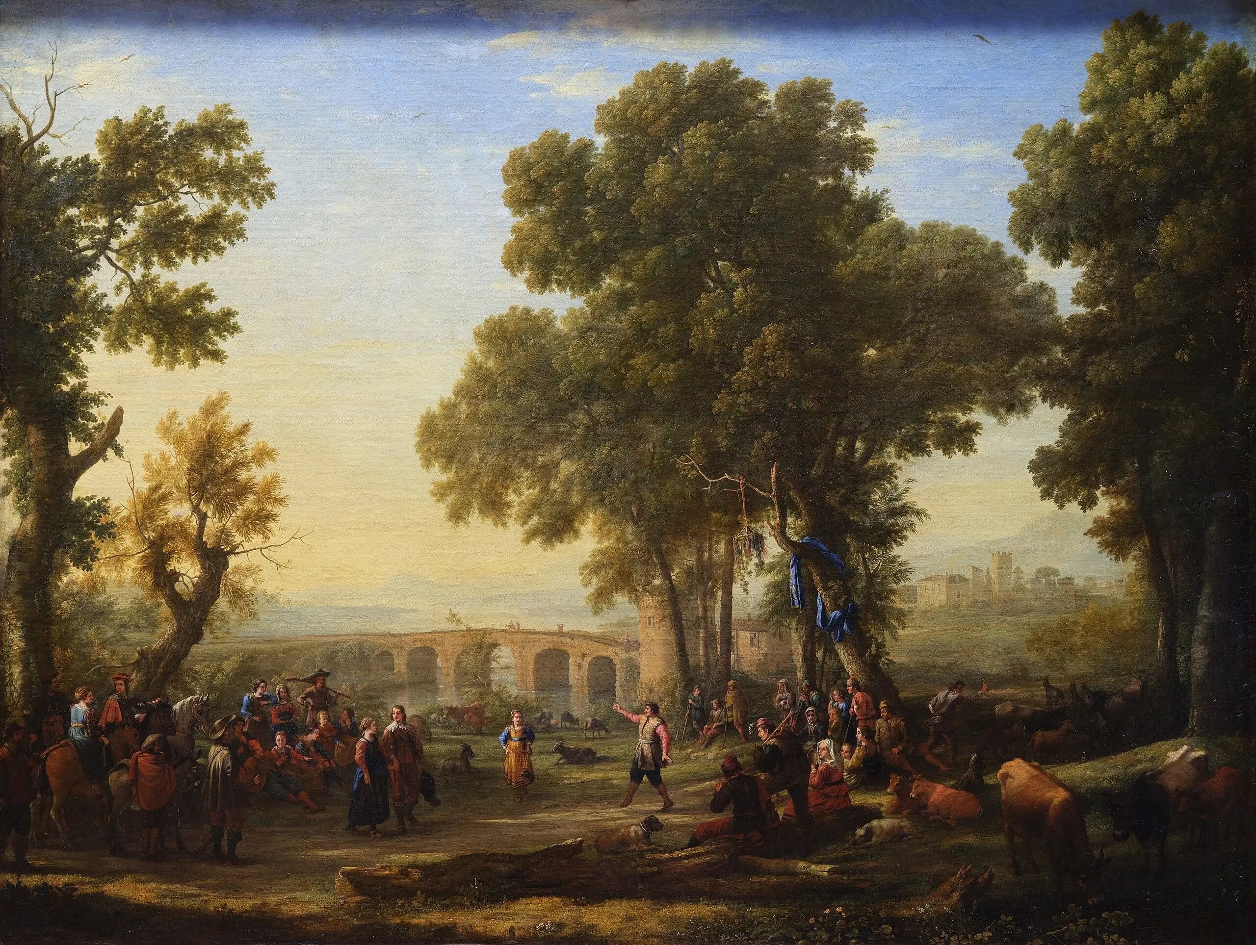 La Fête villageoise - Claude Lorrain - Alpha Reproduction