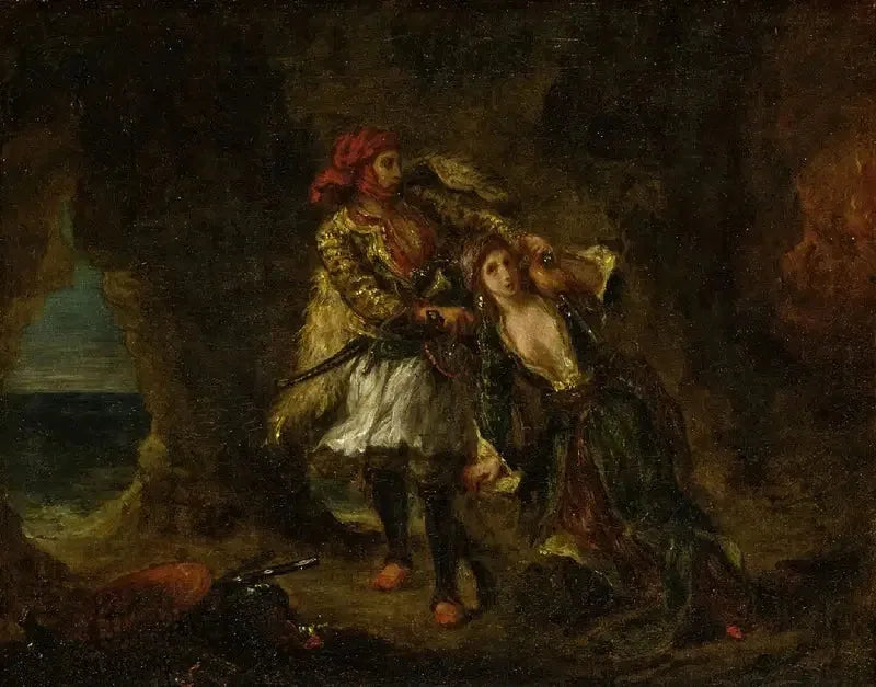 Abydos-bruden - Eugène Delacroix