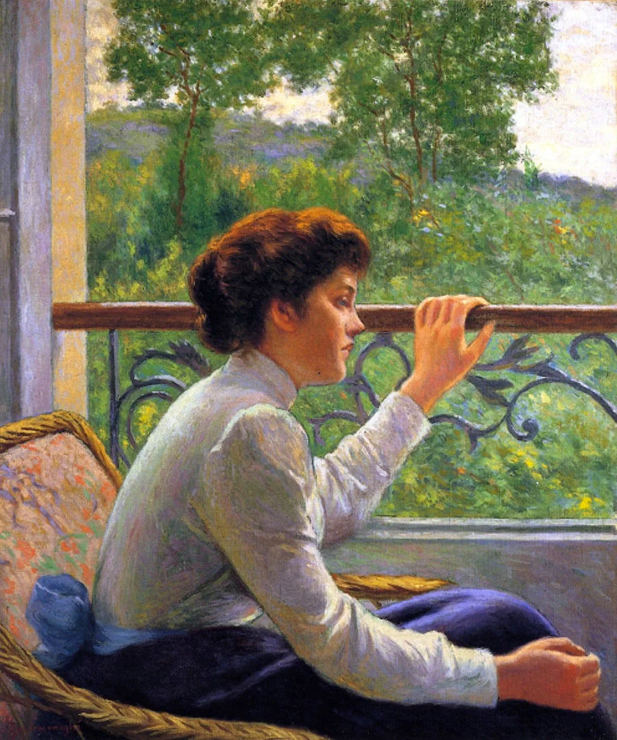 Jenta ved vinduet - Federico Zandomeneghi