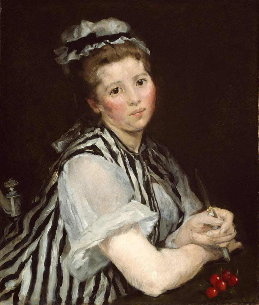 Jenta med kirsebærene - Eva Gonzalès
