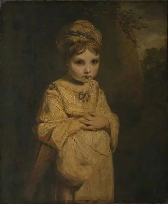 Jenta med jordbærene - Joshua Reynolds