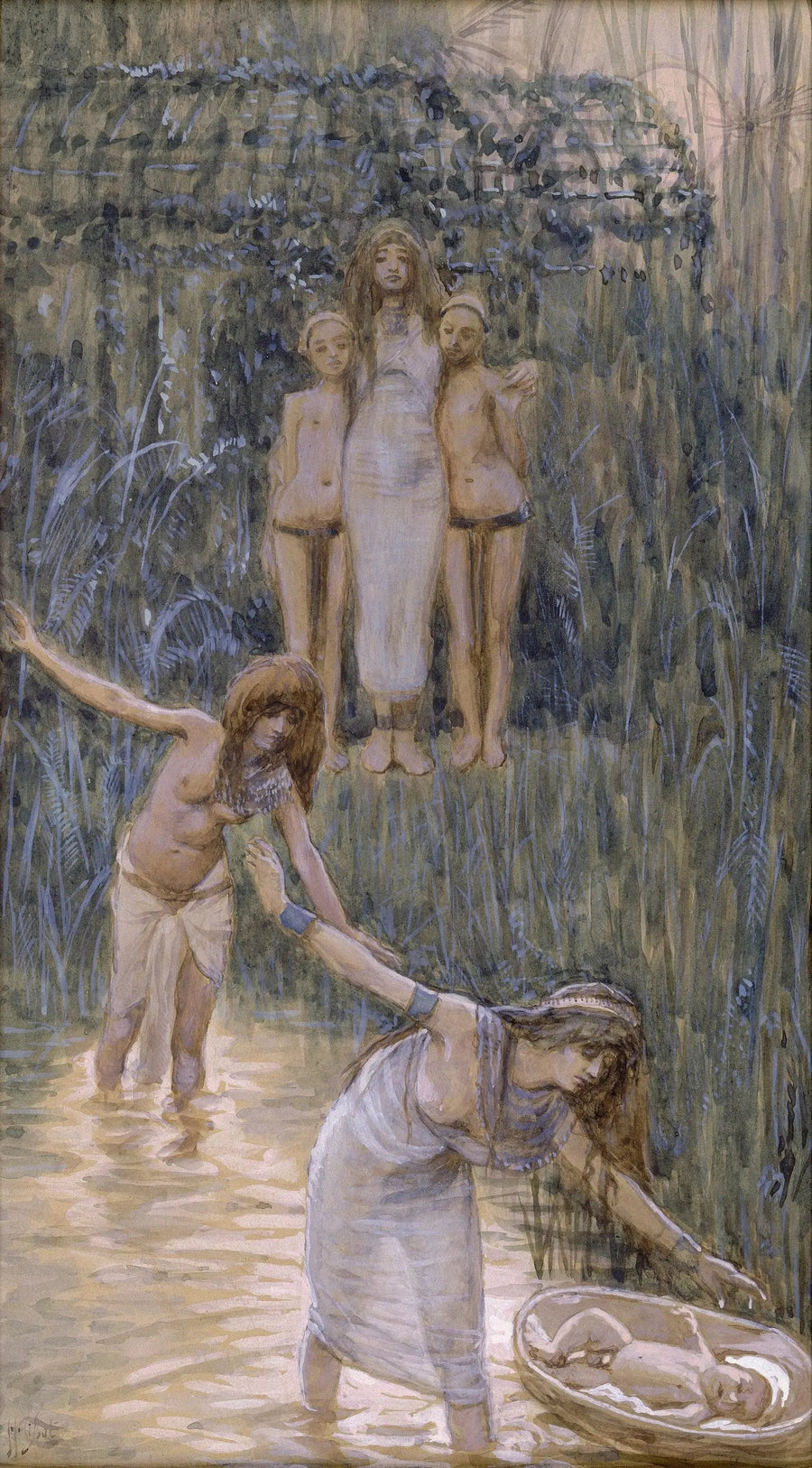 Faraos datter får Moses til å komme - James Tissot

Source:
La fille de Pharaon fait venir Moïse - James Tissot