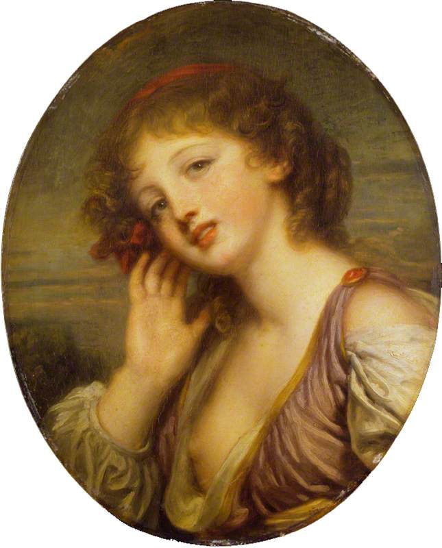 Jenta som lytter - Jean-Baptiste Greuze