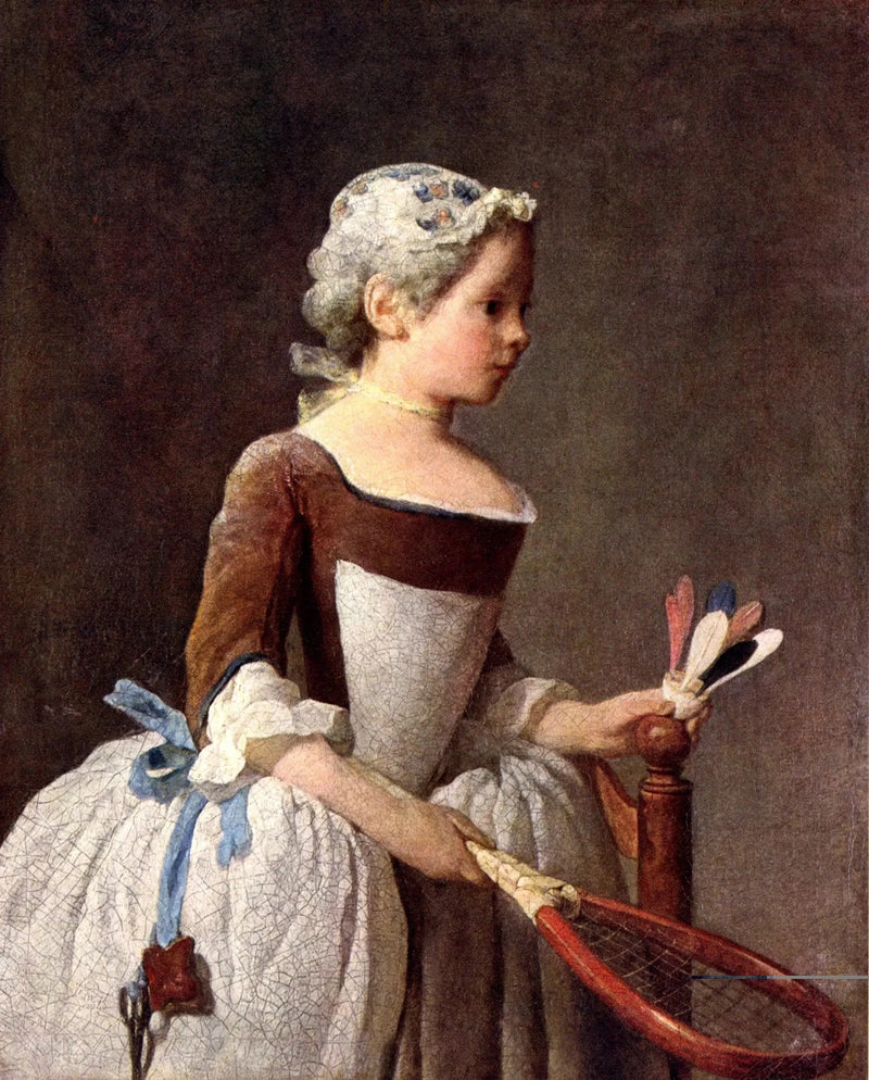 Jenta bak rattet - Jean Simeón Chardin