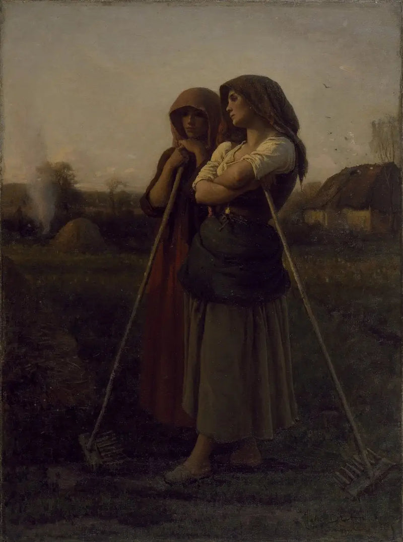 Dagens slutt - Jules Breton