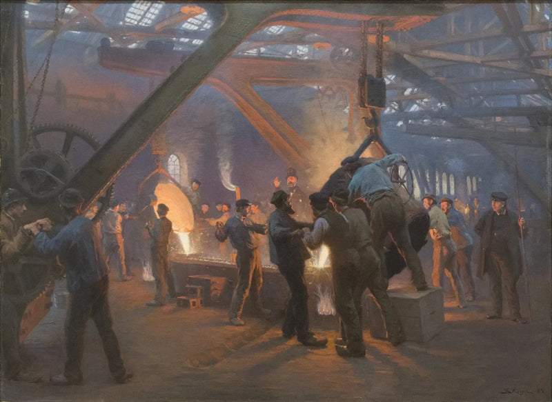 Jernverket, Burmeister og Wain - Peder Severin Krøyer