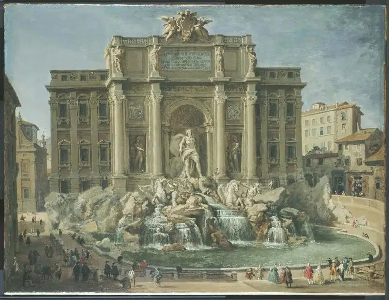 Fontenen i Trevi, i Roma - Giovanni Paolo Panini

Source:
La Fontaine de Trévi, à Rome - Giovanni Paolo Panini
