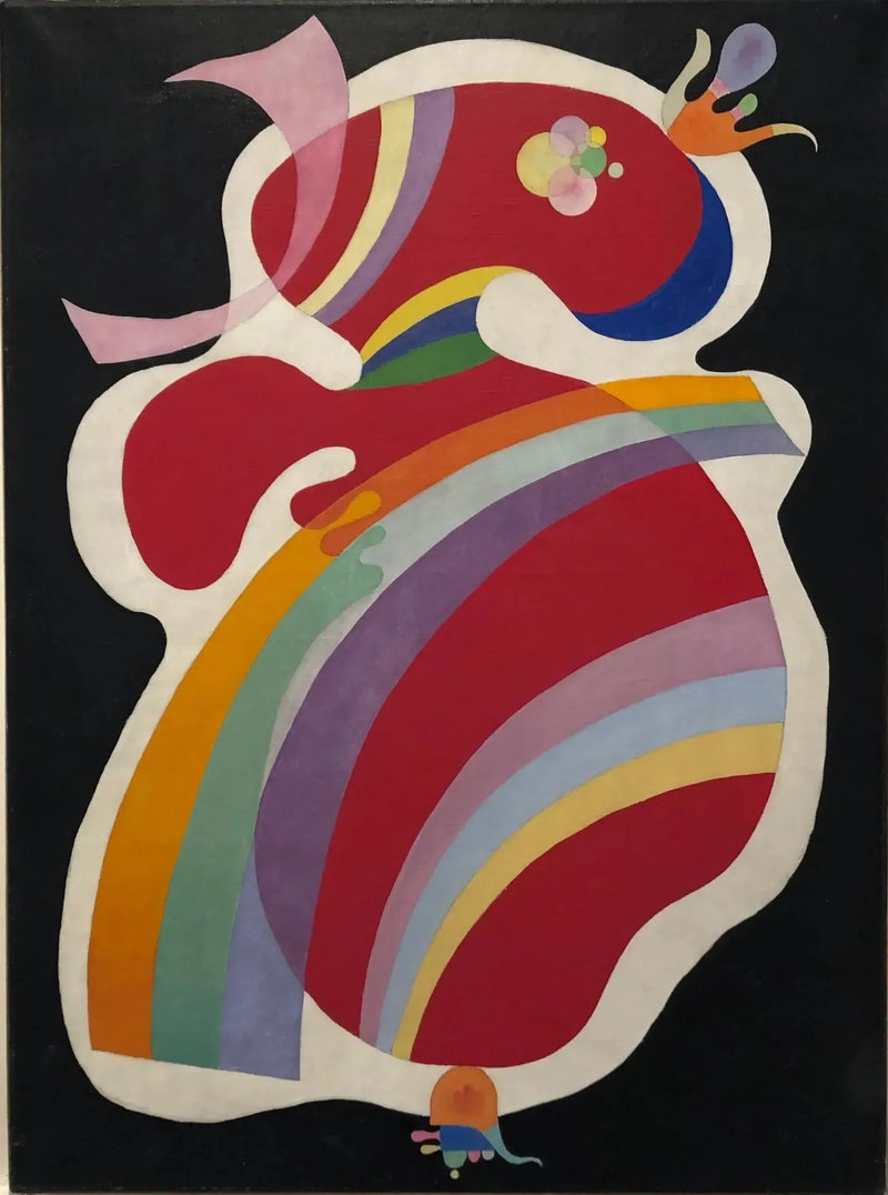 Den Røde Formen - Vassily Kandinsky