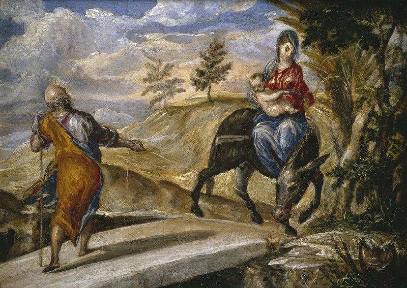 Flukten til Egypt - El Greco
