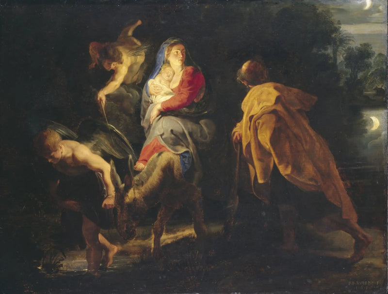 Flukten til Egypt - Peter Paul Rubens