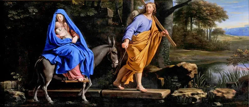 Flukten til Egypt - Philippe de Champaigne