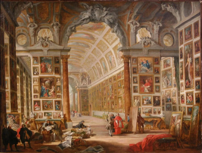 Kardinal Silvio Valenti Gonzague-galleriet - Giovanni Paolo Panini

Source:
La galerie du cardinal Silvio Valenti Gonzague - Giovanni Paolo Panini