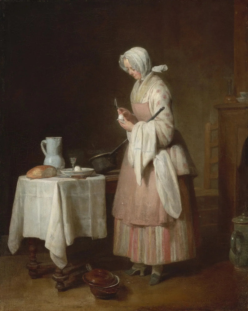 Den oppmerksomme vakt - Jean Siméon Chardin