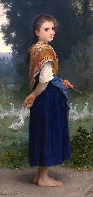 Gåsepasseren - Bouguereau