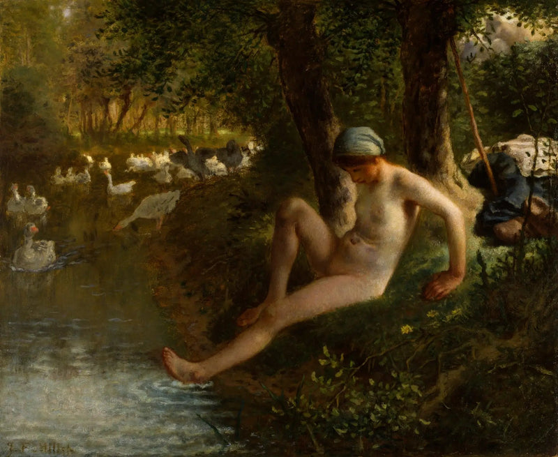 Gåsestellerinnen - Jean-François Millet