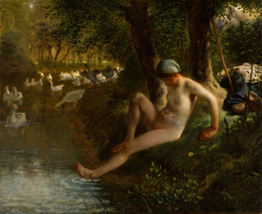 Gåsestellerinnen - Jean-François Millet